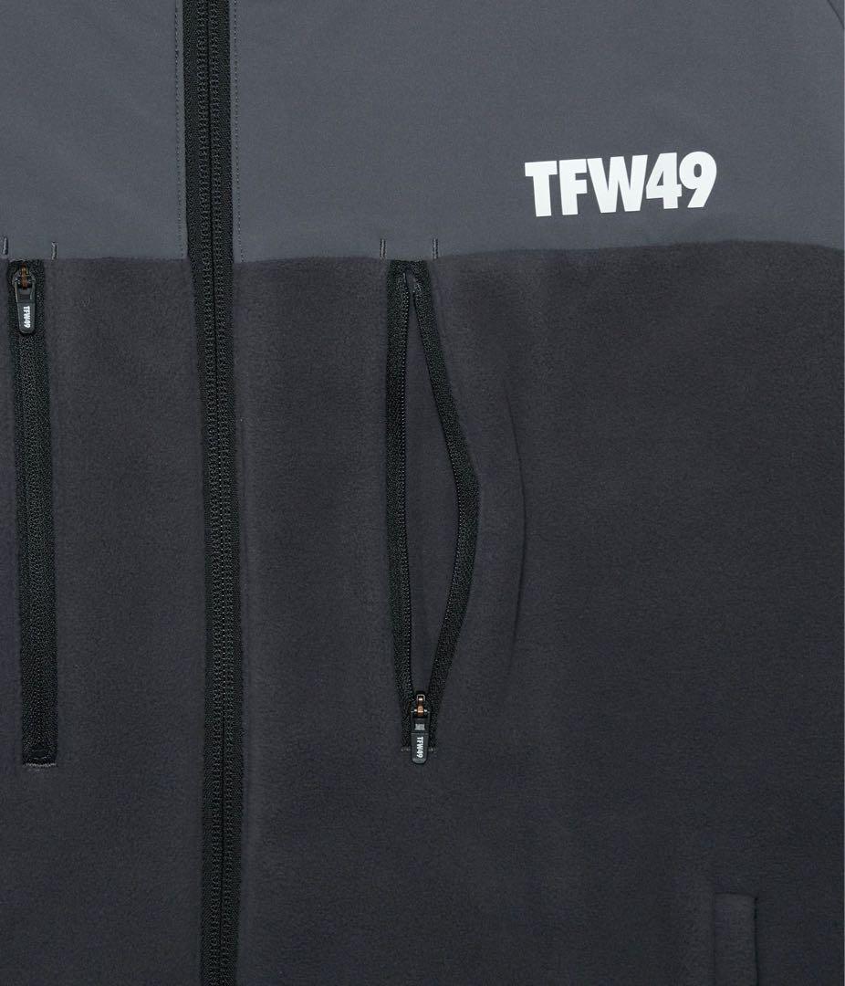 新品タグ付き⭐️フリースジャケット⭐️ TFW49⭐️2025NEW⭐️ ブラック