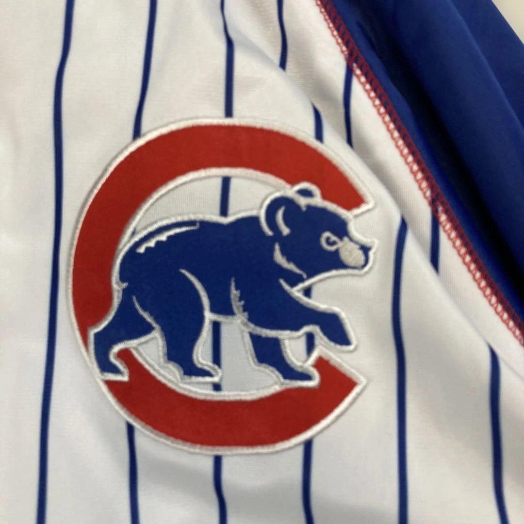 【カツ】MLB シカゴ　カブス　トラックジャケット　チームロゴ刺繍