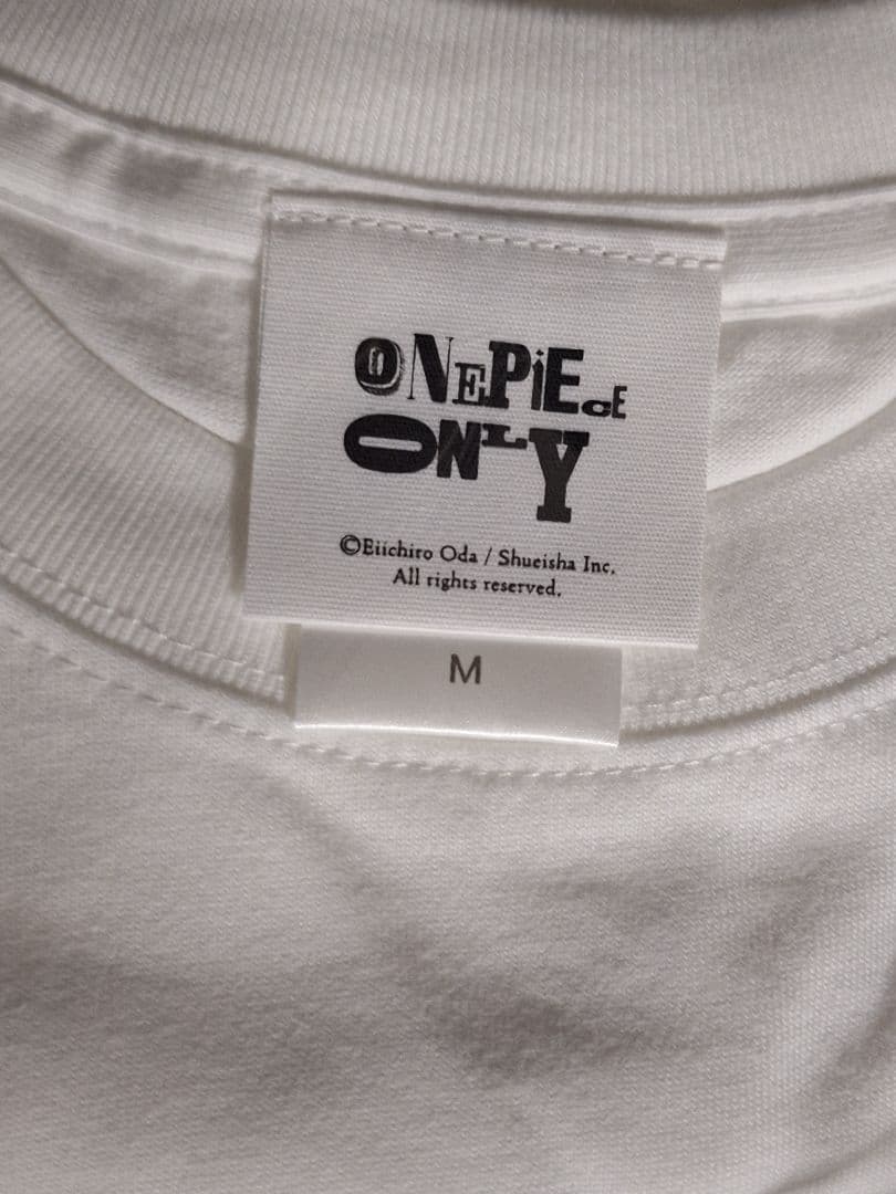 ONE PIECE ワンピース ONLY展限定 ロングＴシャツ 長袖ホワイトM