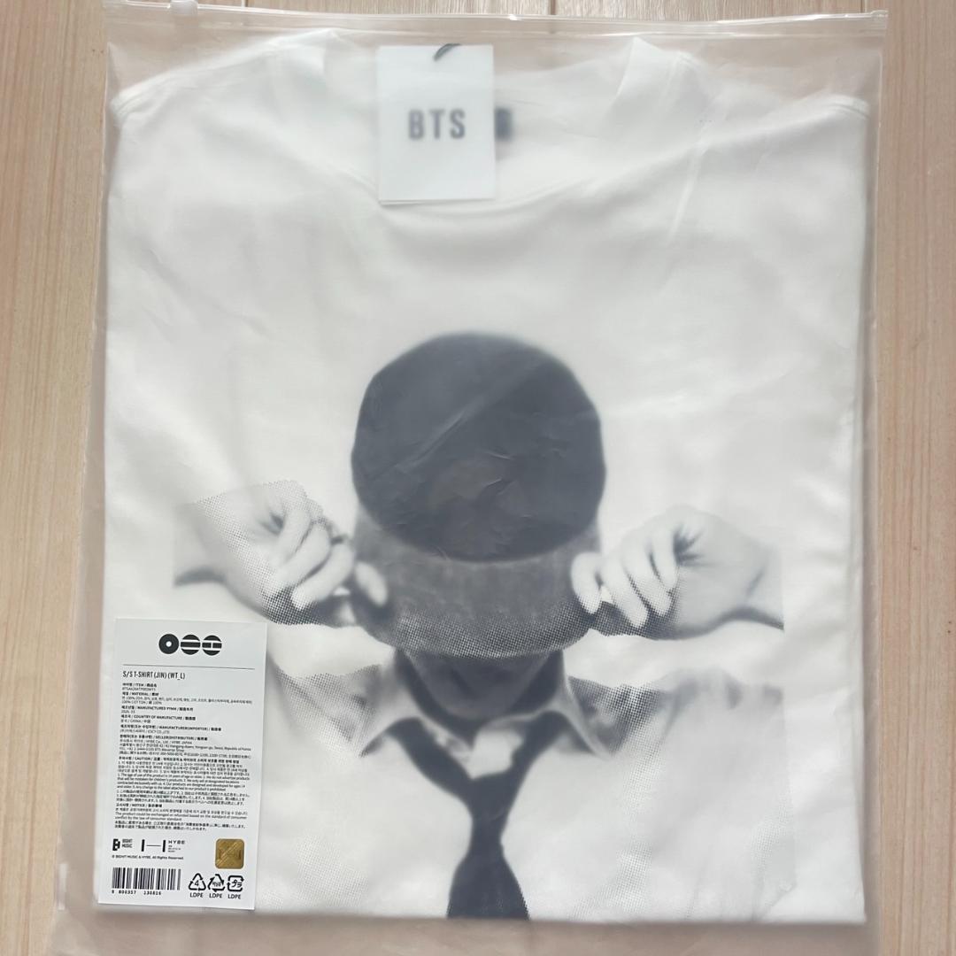 ジン　JIN　BTS ARIRANG ポップアップ　Tシャツ　アリラン　L