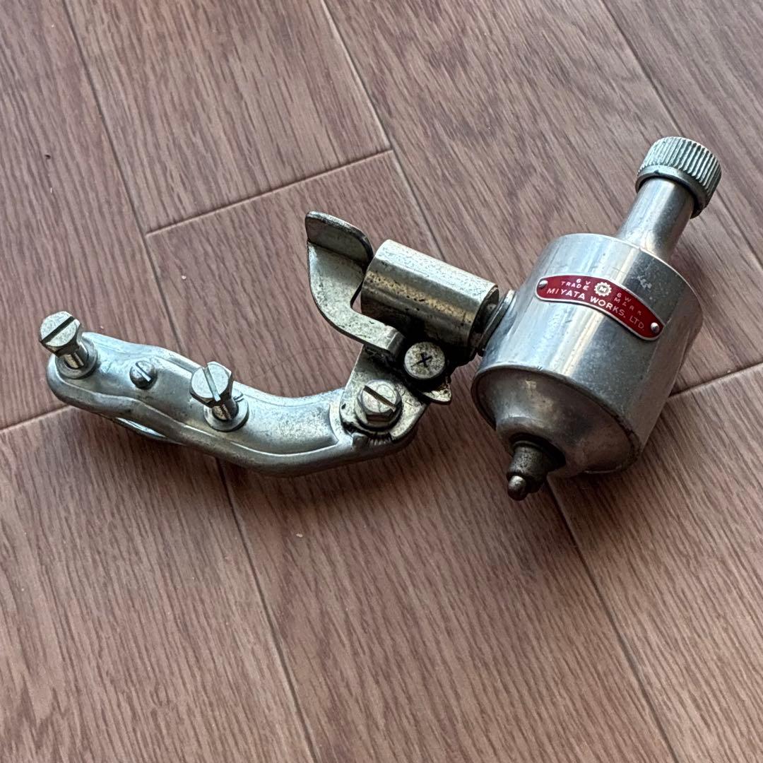 昭和レトロ【ミヤタ純正】MIYATA 砲弾型ライト 実用自転車 ダイナモ　宮田