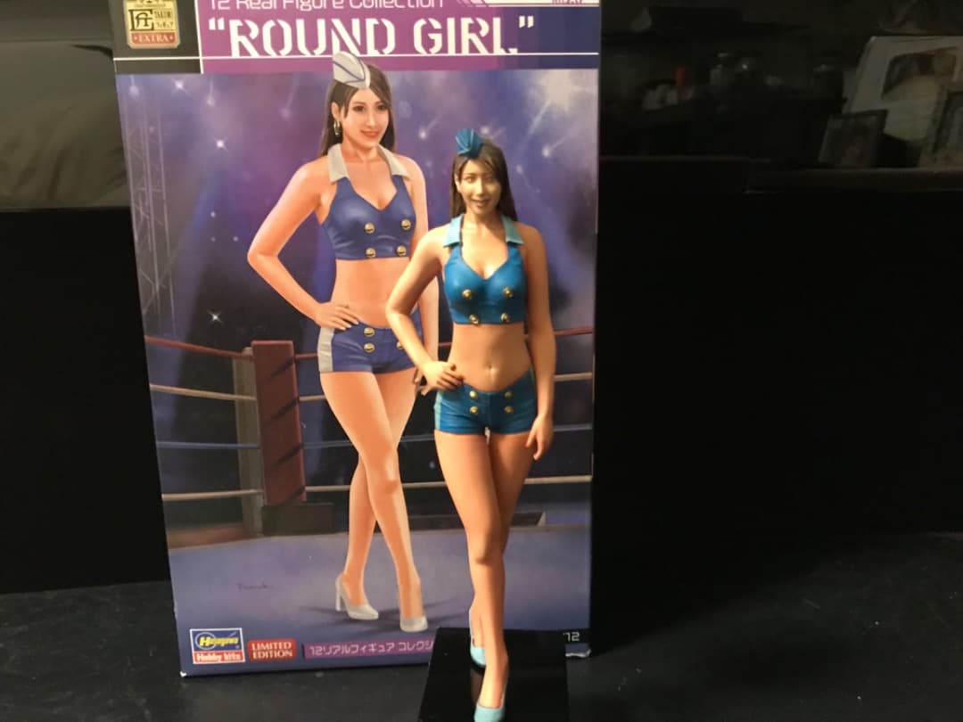 12リアルフィギュアコレクション　ラウンドガール　1/12 完成品　ハセガワ