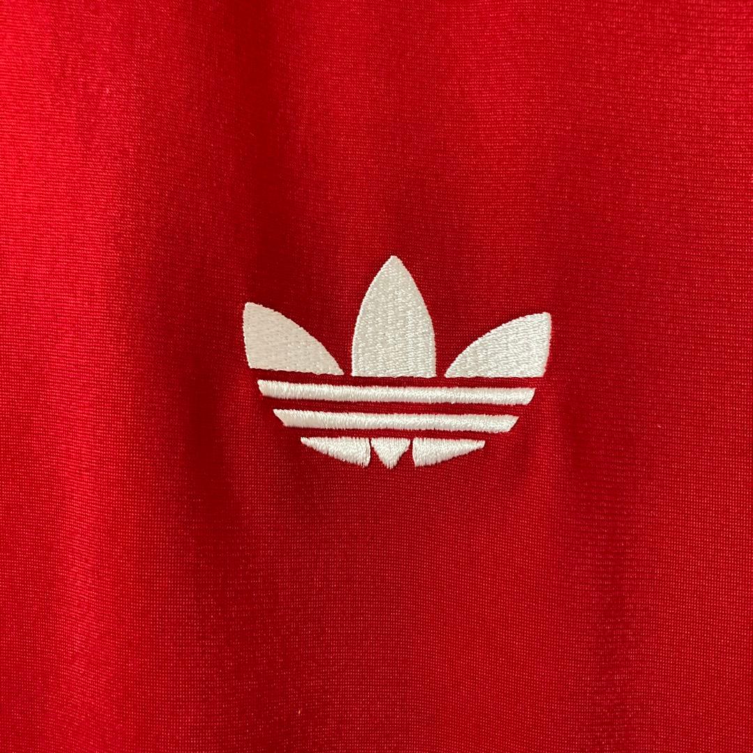US企画　adidas トラックジャケット 赤色　L