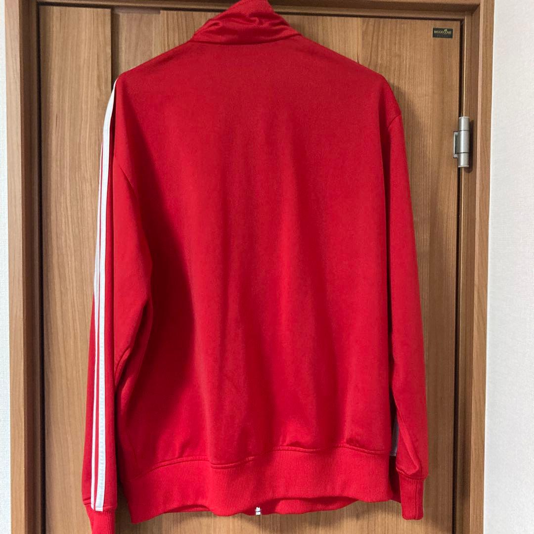 US企画　adidas トラックジャケット 赤色　L