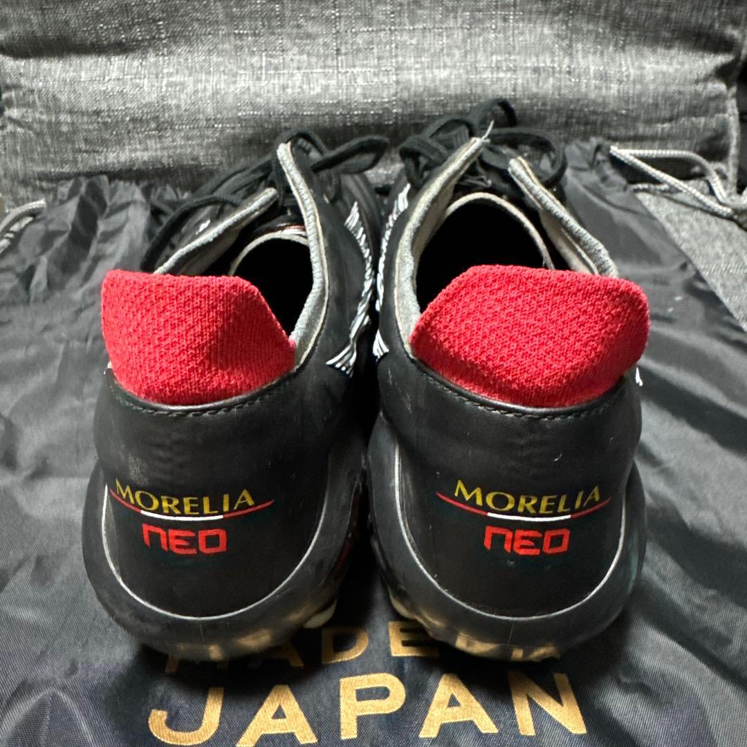 Mizuno Morelia Neo サッカーシューズ ブラック/レッド27cm
