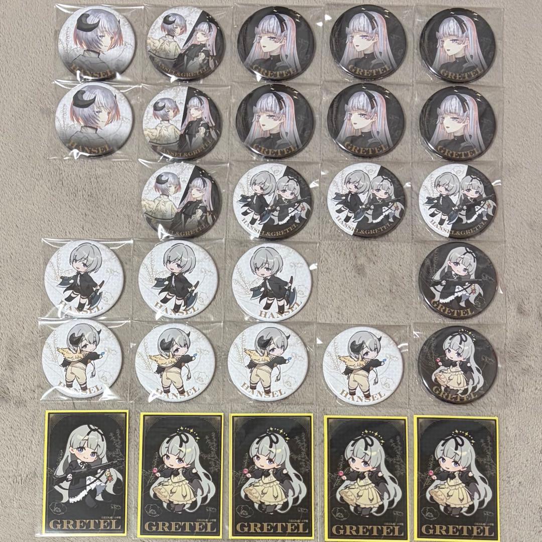 BLACK LAGOON ヘンゼル グレーテル 缶バッジ 特典 ステッカー
