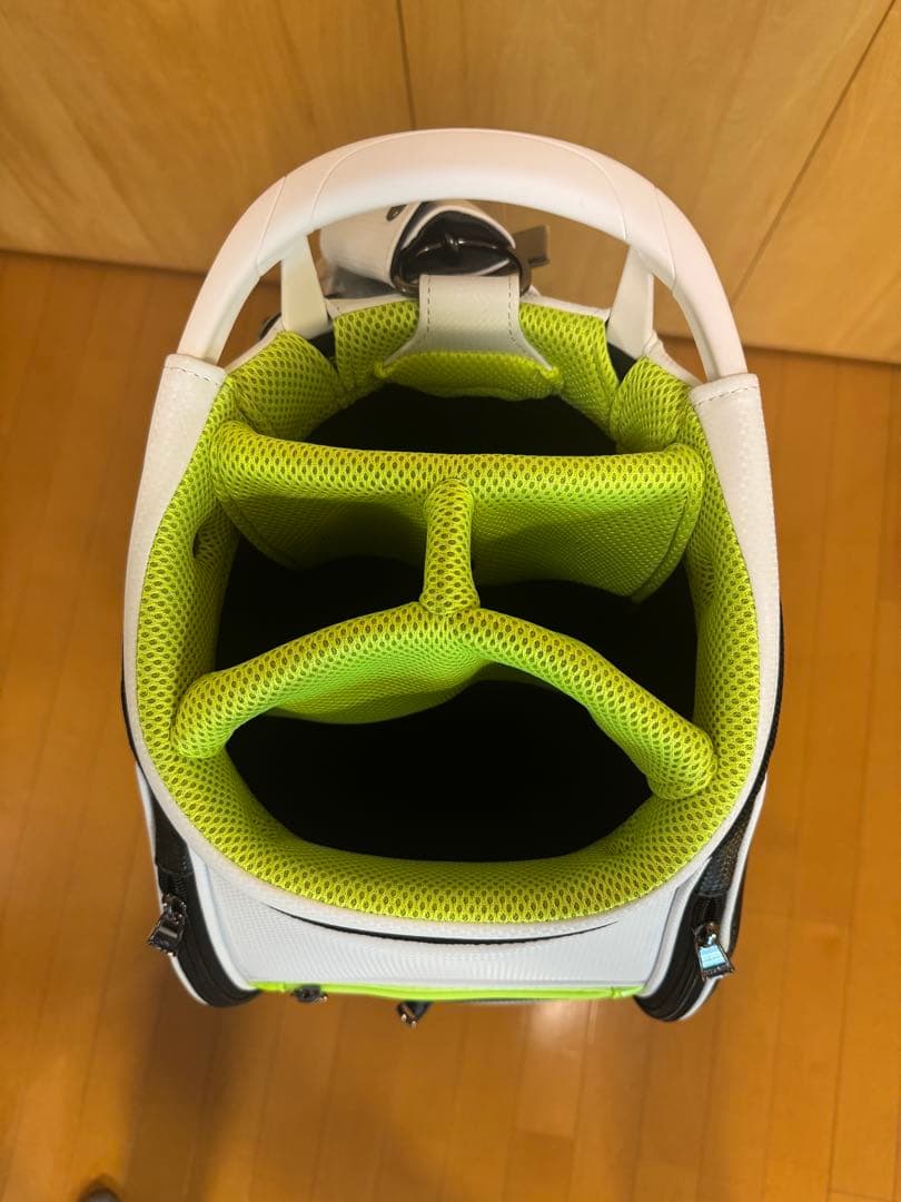 【新品・未使用】ADIDAS ゴルフバッグ ホワイト/イエロー