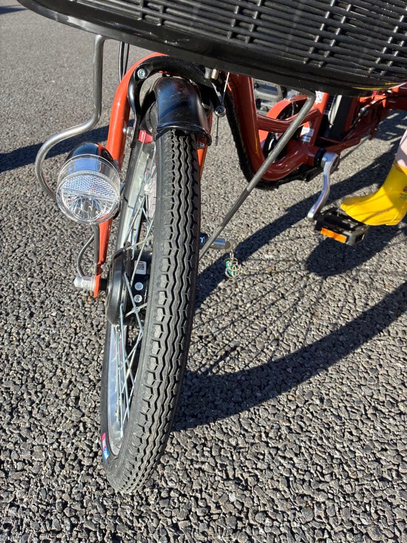 未使用（試走のみ）　電動アシスト三輪車 TROIS オレンジ　直接受け渡し