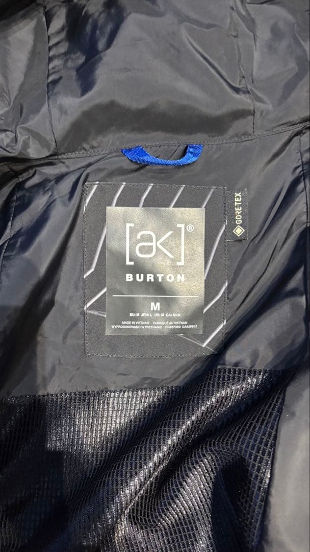 【美品】バートンak Cyclic GORE-TEX スノボウェア 上下 M