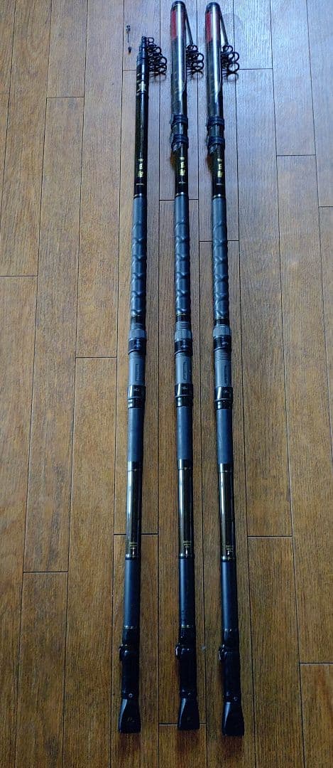 ダイワ メーター倶楽部 巨鯉MH535スピニング専用　3本セット（1本穂先折れ）