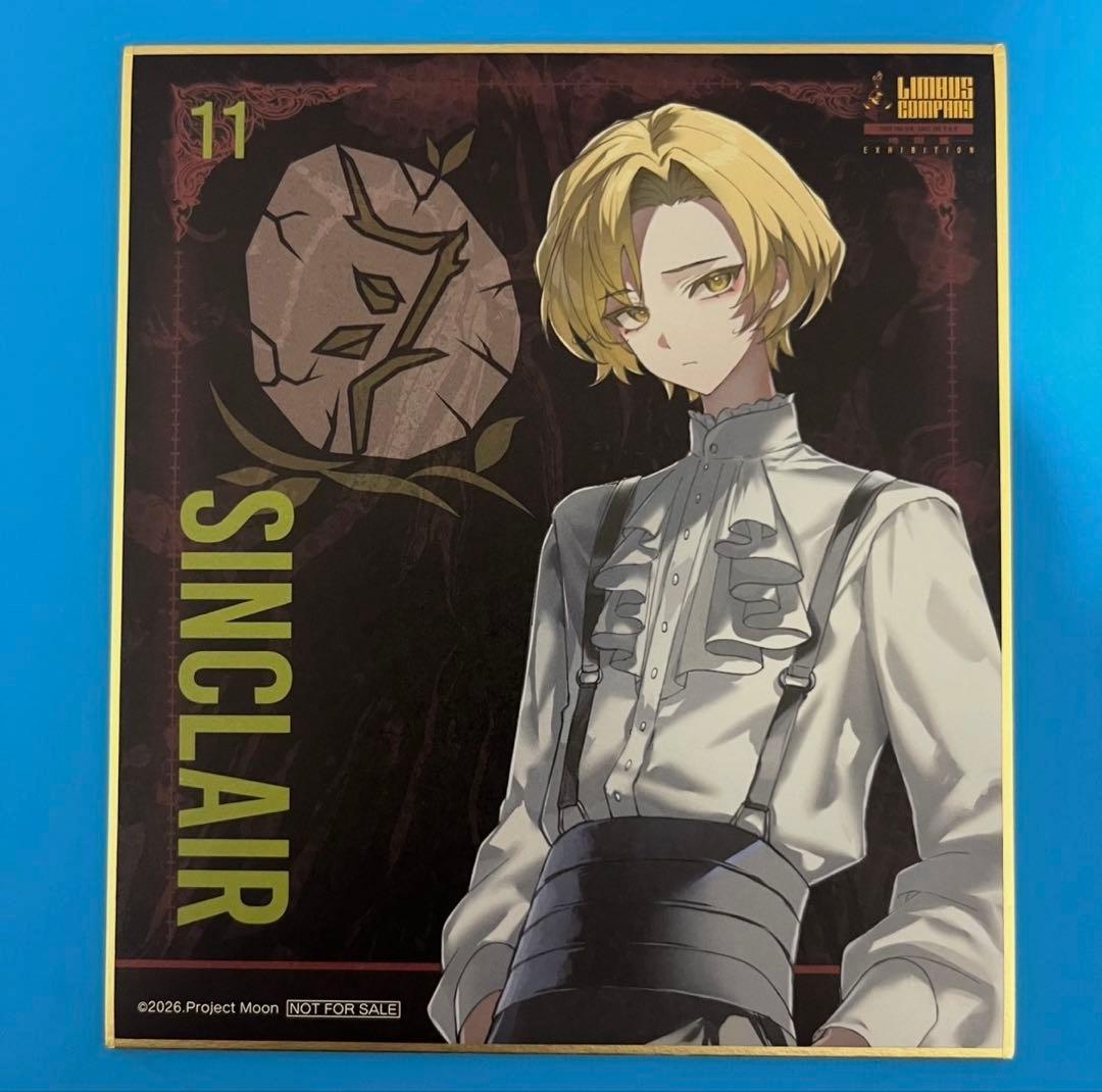 リンバスカンパニー リンバス展 入場 特典 ミニ 色紙 シンクレア l36