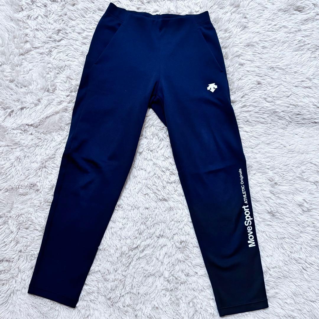 DESCENTE スウェット セットアップ　ネイビー　上下　デサント