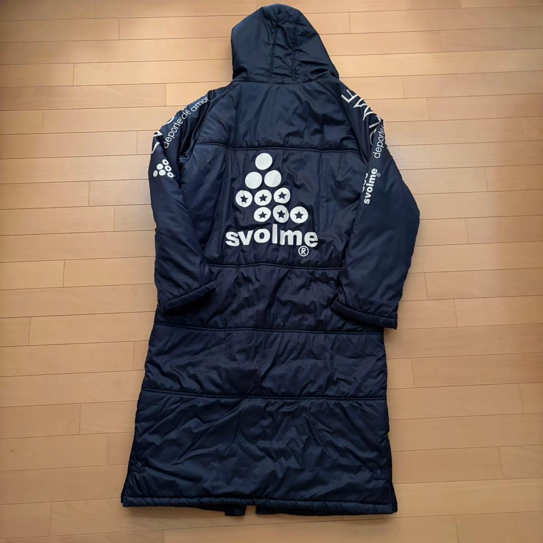 美品 SVOLME スボルメ ベンチコート ネイビー L-XL