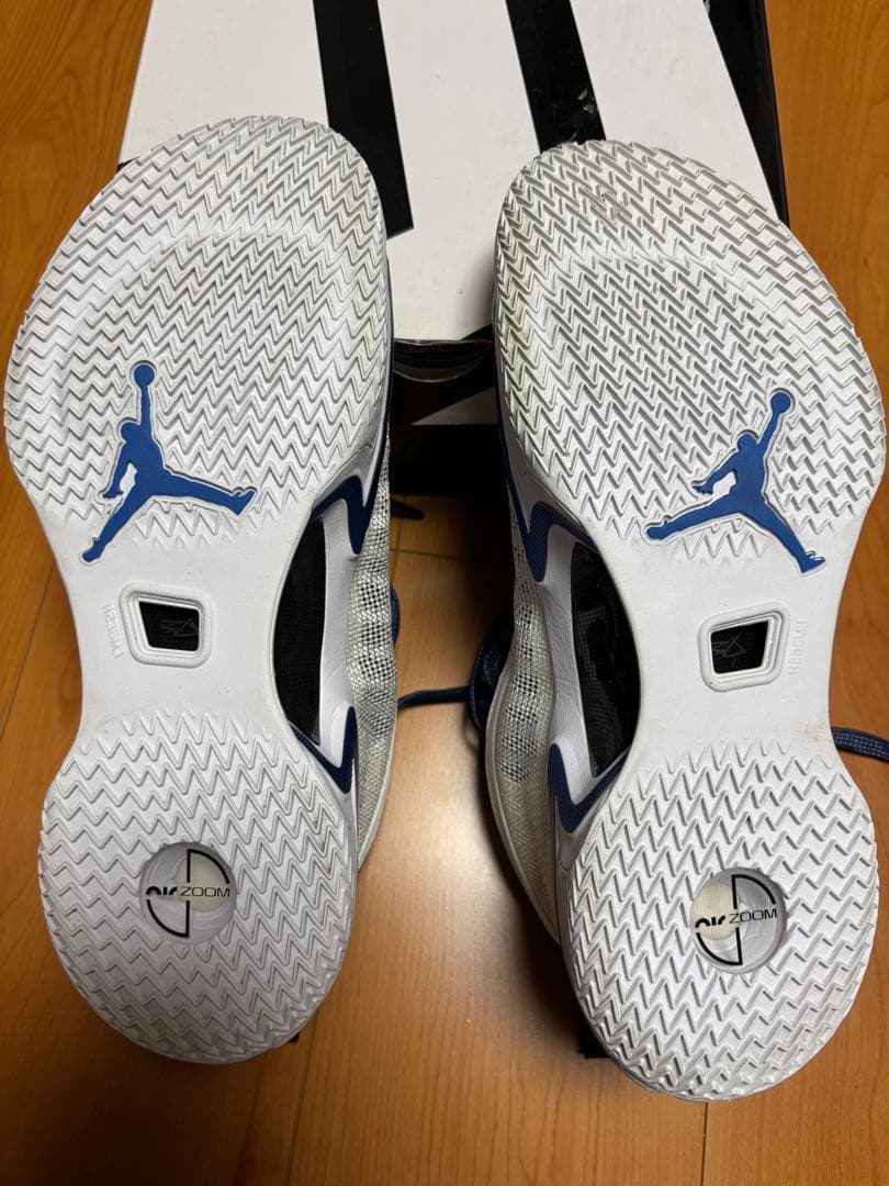 限界値下げ‼️Jordan 36 ジョーダン ホワイト/ブルー 超美品 27cm