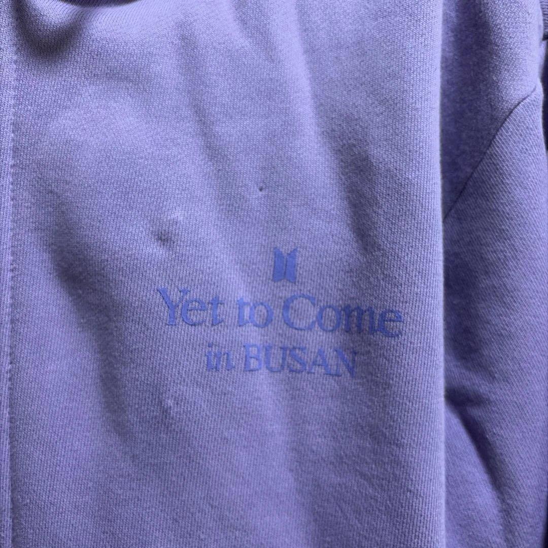 BTS　Yet to Come in BUSAN　ジップアップパーカー　パープル