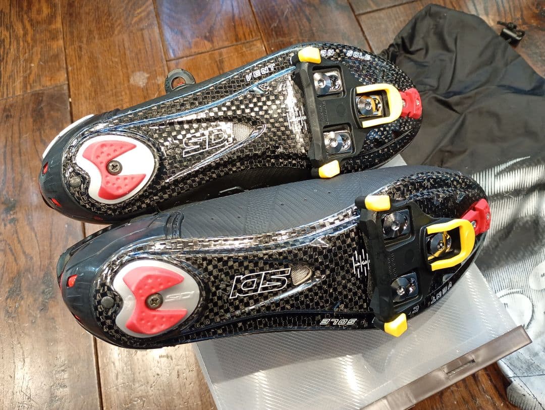SIDI カーボンソール シューズ ブラック　42 クリート付