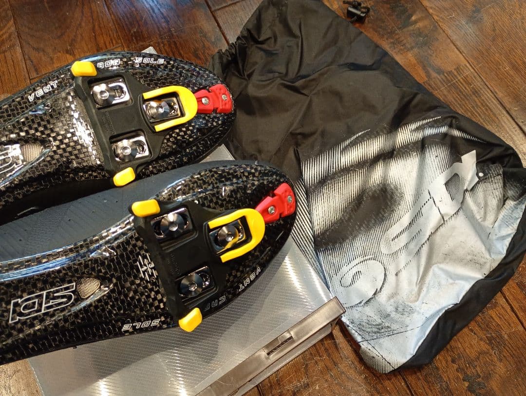 SIDI カーボンソール シューズ ブラック　42 クリート付