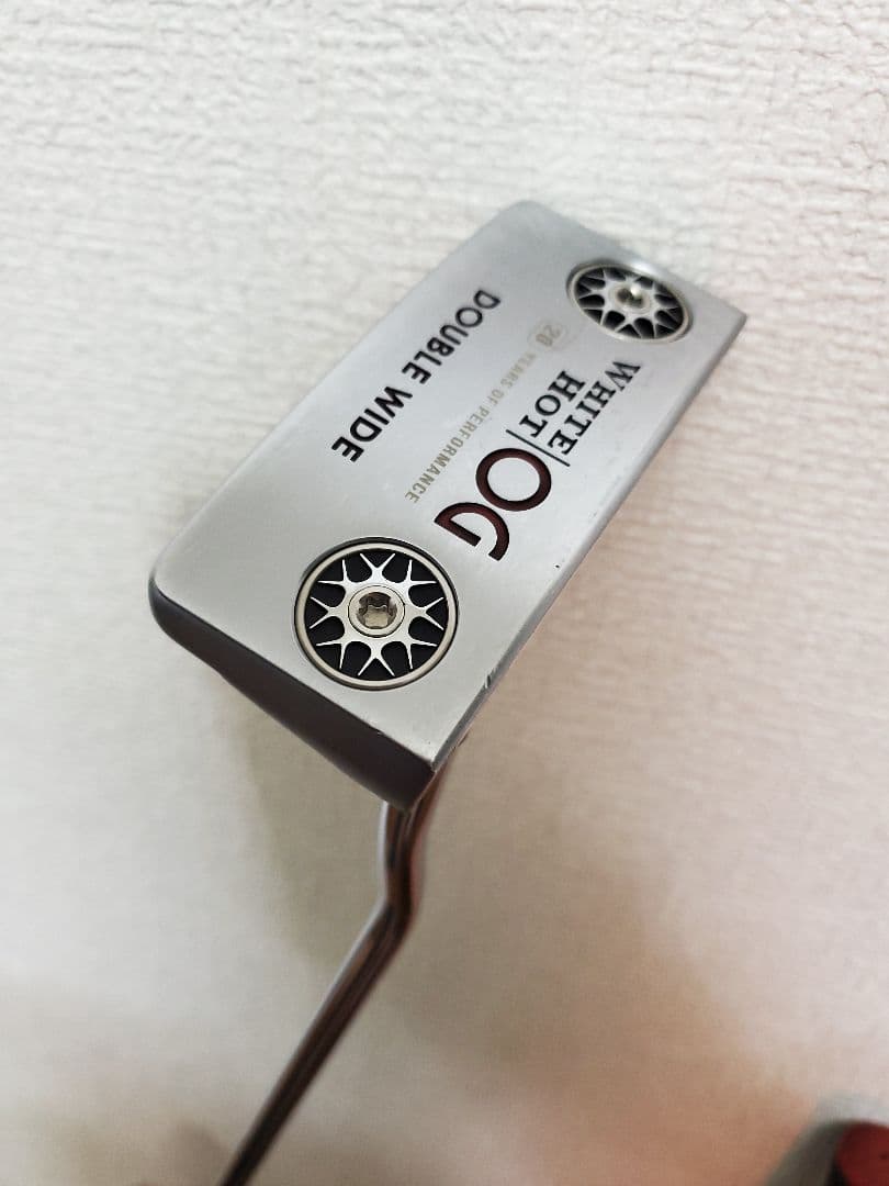 美品　オデッセイ ホワイトホットOG ダブルワイド パター