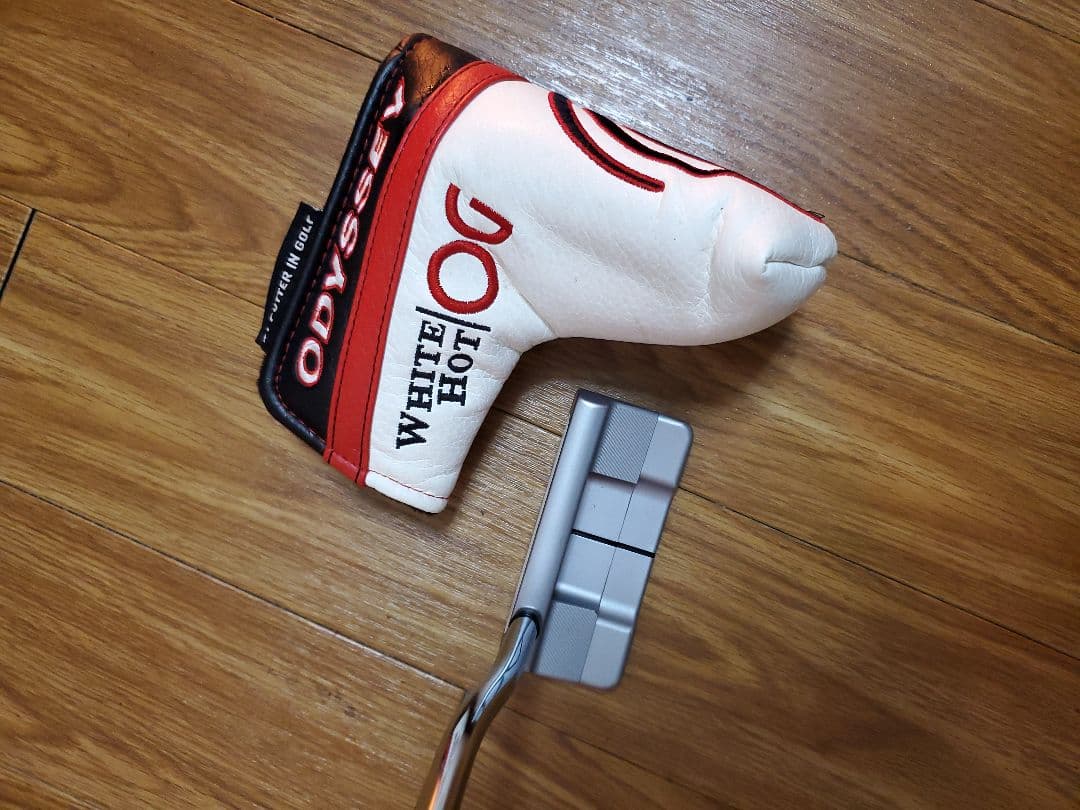 美品　オデッセイ ホワイトホットOG ダブルワイド パター