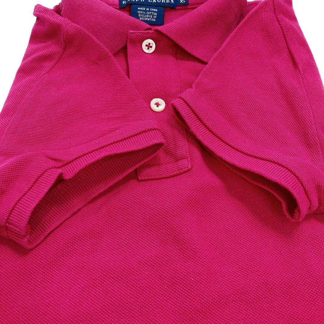 06T023☆ RALPH LAUREN スリムフィット 鹿の子 半袖ポロシャツ
