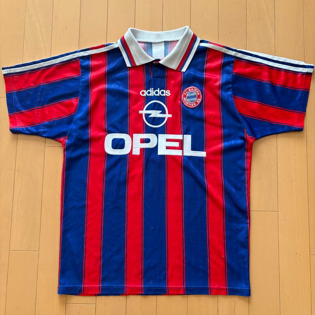 バイエルンミュンヘン 95-97 ホーム ショル 7 ユニホーム OPEL