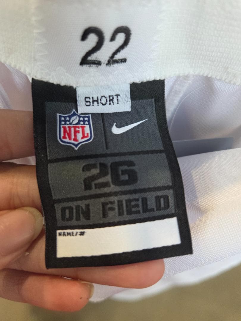 NIKE NFL ゲームパンツ ホワイト サイズ26 SHORT