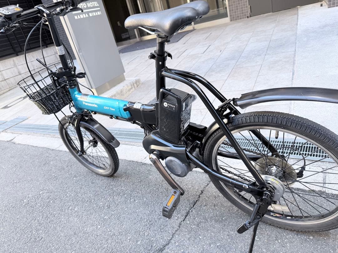 大阪府　パナソニック OFF TIME 電動アシスト自転車　バッテリー8ah