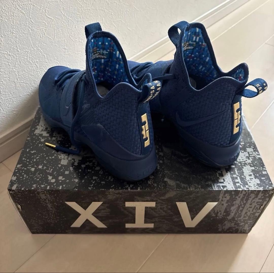 LEBRON JAMES XIV ネイビーシューズ
