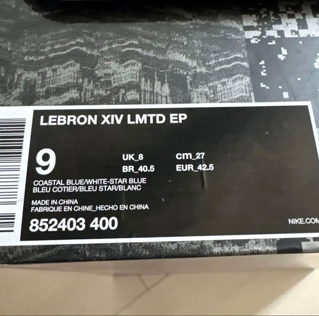 LEBRON JAMES XIV ネイビーシューズ
