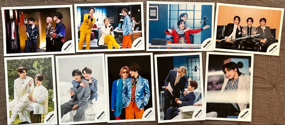 Man渡辺翔太 ＋ 渡辺翔太とメンバー ＋ 全員 公式写真75枚セット