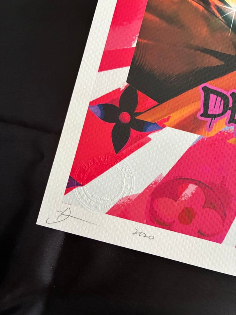 ◆世界限定100枚◆ DEATH NYC 現代アート ポスター JO24