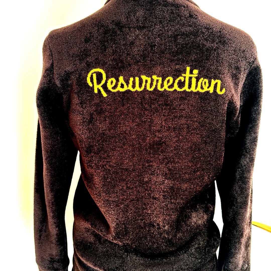 お値下げRESURRECTION★ニットコンビネーション パデットブルゾン