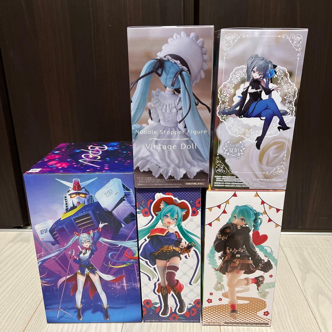 初音ミク プライズフィギュア5体セット