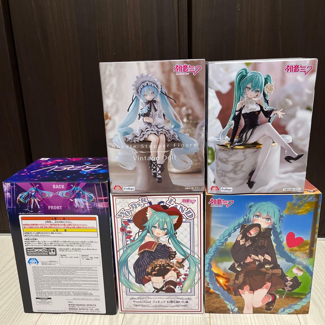 初音ミク プライズフィギュア5体セット