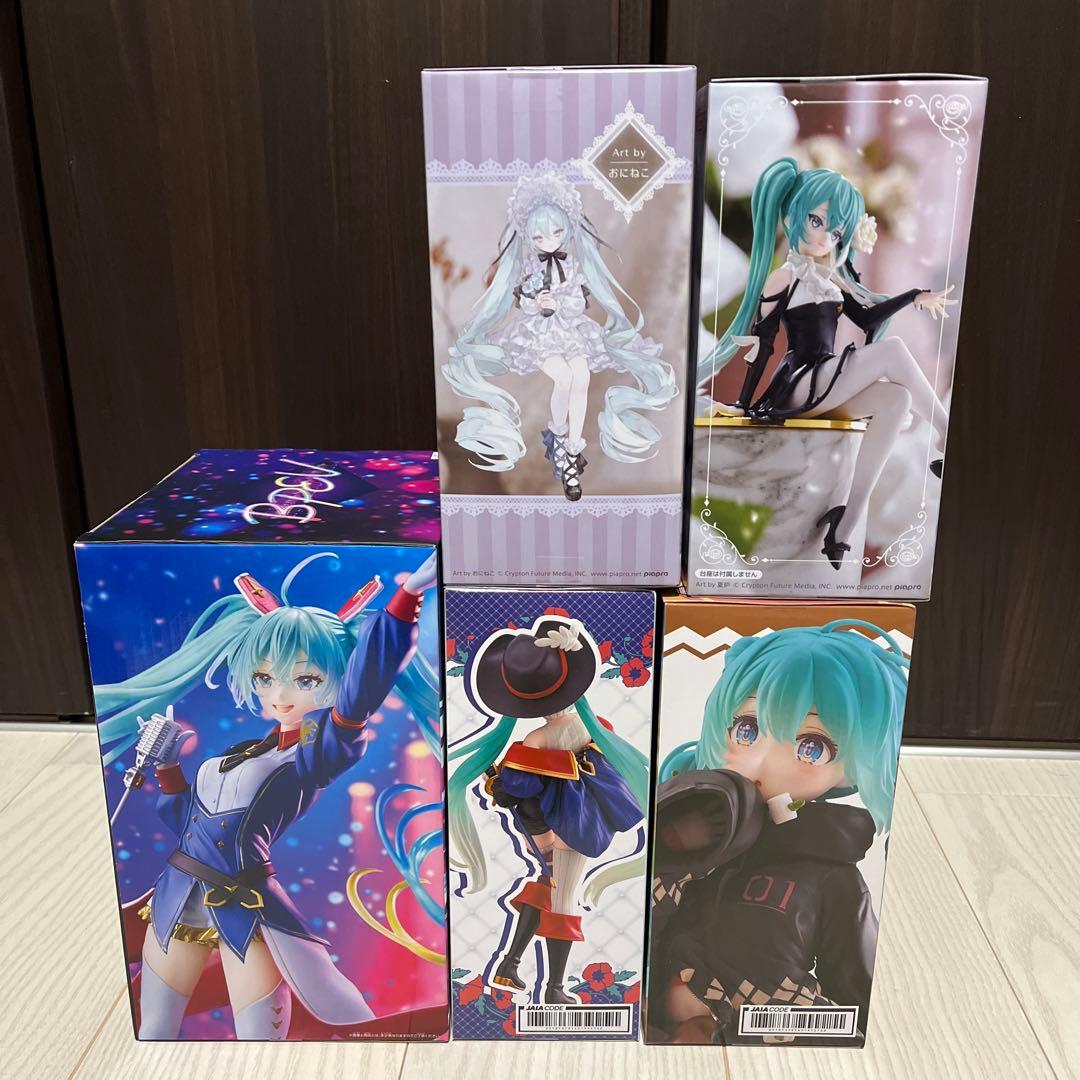 初音ミク プライズフィギュア5体セット