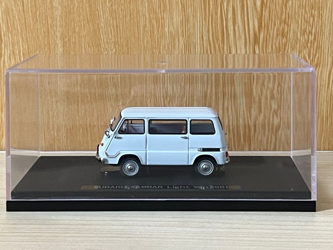 ミニカー EBBRO subaru sambar van 1/43