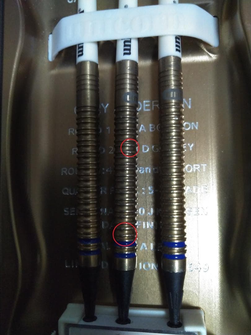 ダーツ unicorn GARY ANDERSON WORLD CHAMPION 18g