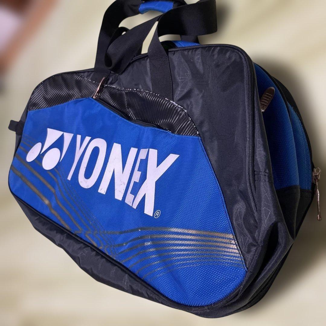 YONEX ラケットバッグ 青黒　ショルダー　肩かけ