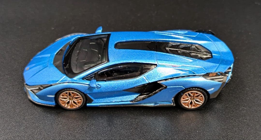 MINI GT Lamborghini Sián FKP 37 Blu Aegi
