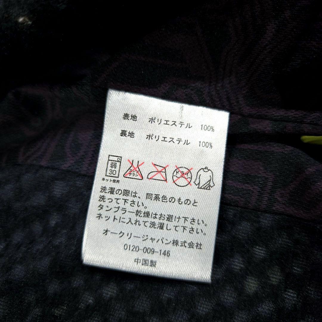 美品 Oakley オークリー◆ゴルフ ジャケット モザイク柄 Lサイズ 防寒