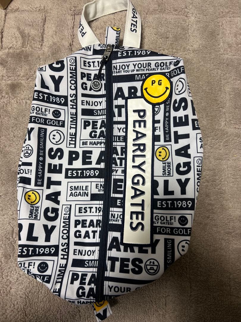⭐️美品　パーリーゲイツ　ニコちゃんシューズケース