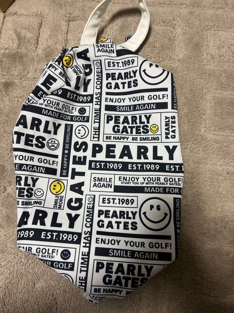 ⭐️美品　パーリーゲイツ　ニコちゃんシューズケース