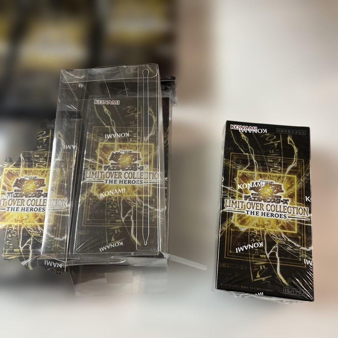 12BOX シュリンク付きLIMIT OVER COLLECTION 遊戯王
