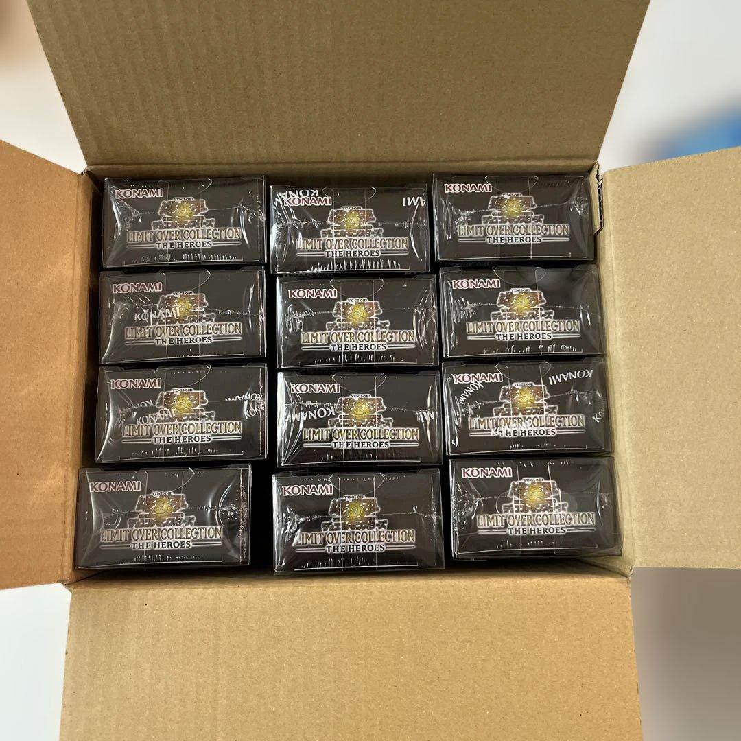 12BOX シュリンク付きLIMIT OVER COLLECTION 遊戯王
