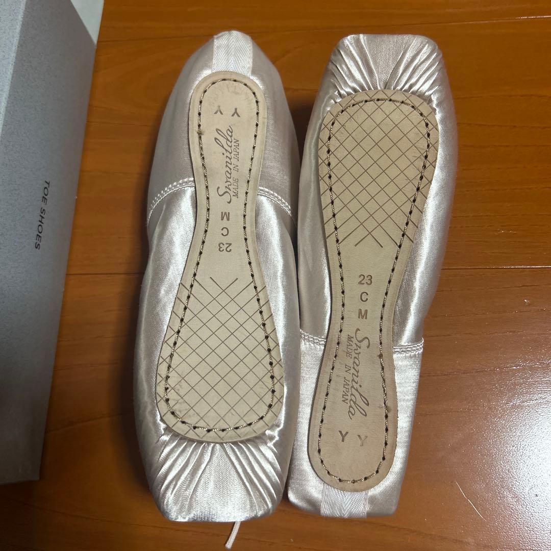チャコット　スワニルダ　トゥシューズ 23cm ロイヤルピンク