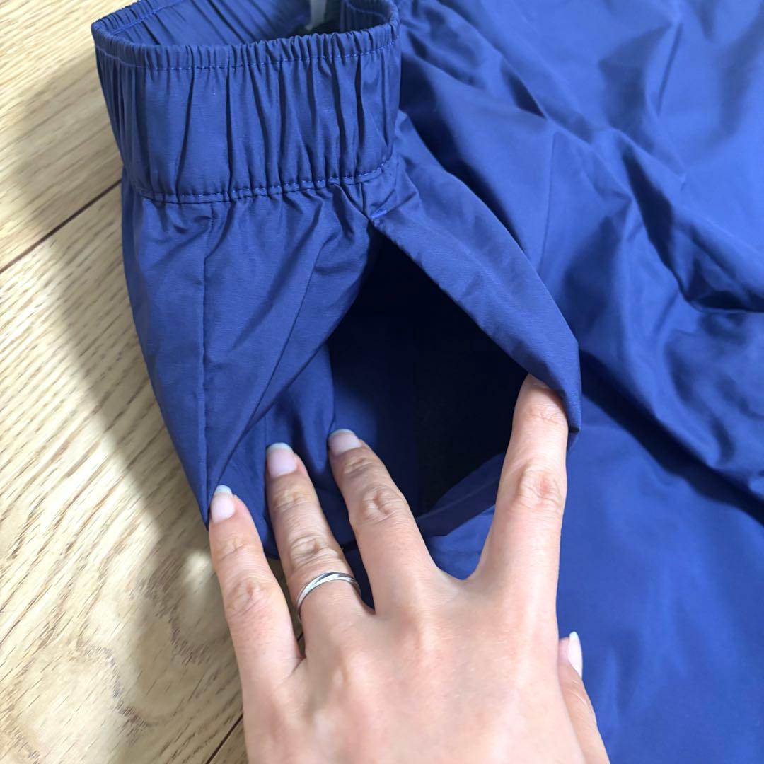 ミズノ ウインドブレーカー上下セットアップ ジャケット パンツ レディースL 紺