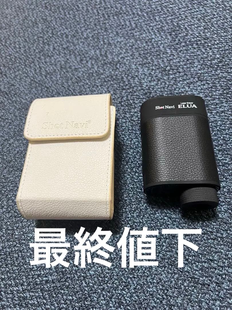 ShotNavi ELUA ゴルフ用距離計 ケース付き　 ショットナビ　距離計