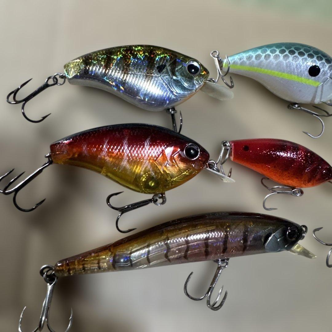 エバーグリーンルアー8個セット　FSR サイドステップクラッチヒッター　クラフト