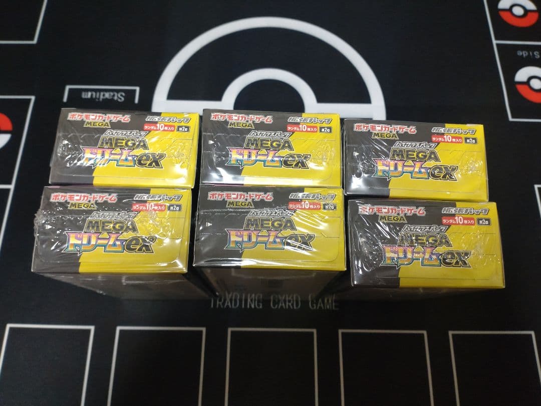 ポケモンカードゲーム MEGAドリームex 6BOX シュリンク付 新品未開封