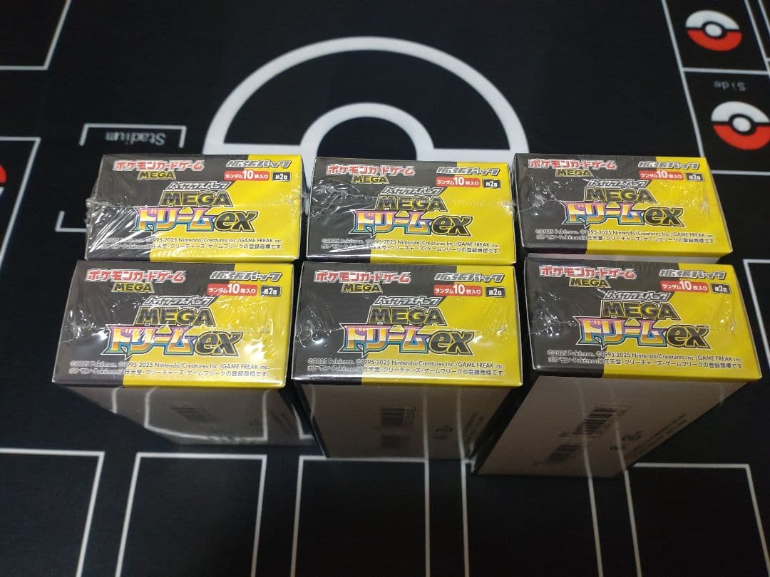 ポケモンカードゲーム MEGAドリームex 6BOX シュリンク付 新品未開封